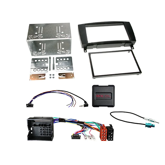 ACV 621190-23-1 Mercedes CLK- Class 2005 - 2010 Double Din Car Stereo Fascia Fitting Kit