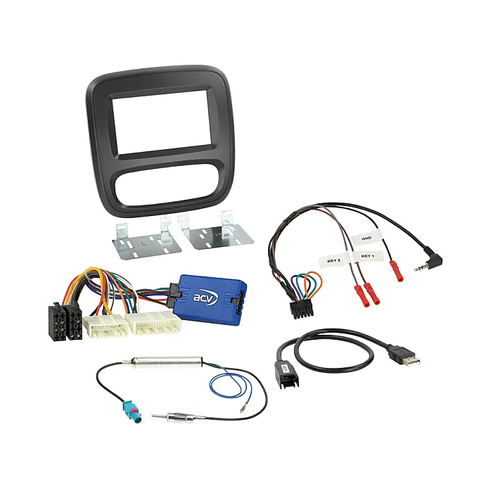 ACV 621230-16-1 Vauxhall Vivaro (2014-2018) Double Din Car Stereo Fascia Fitting Kit