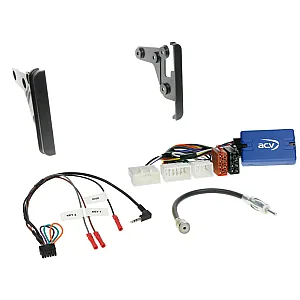 ACV 621300-10-1 Toyota Double Din Car Stereo Fascia, Steering Control Fitting Kit