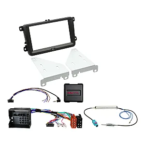 Volkswagen Double Din Car Stereo Fascia, Steering Fitting Kit