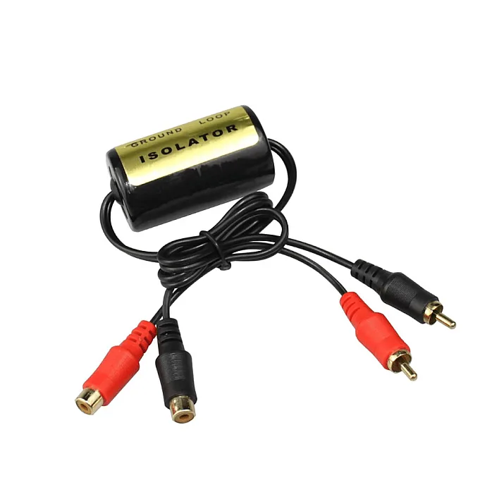 InCarTec 24-021 20 Amp RCA Stereo Ground Loop Isolator / Audio Signal / Amplifier Noise Filter
