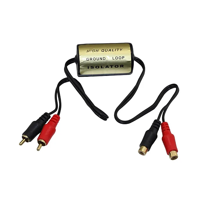InCarTec 24-021 20 Amp RCA Stereo Ground Loop Isolator / Audio Signal / Amplifier Noise Filter