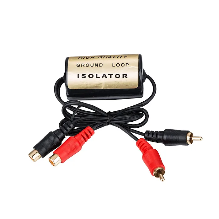 InCarTec 24-021 20 Amp RCA Stereo Ground Loop Isolator / Audio Signal / Amplifier Noise Filter