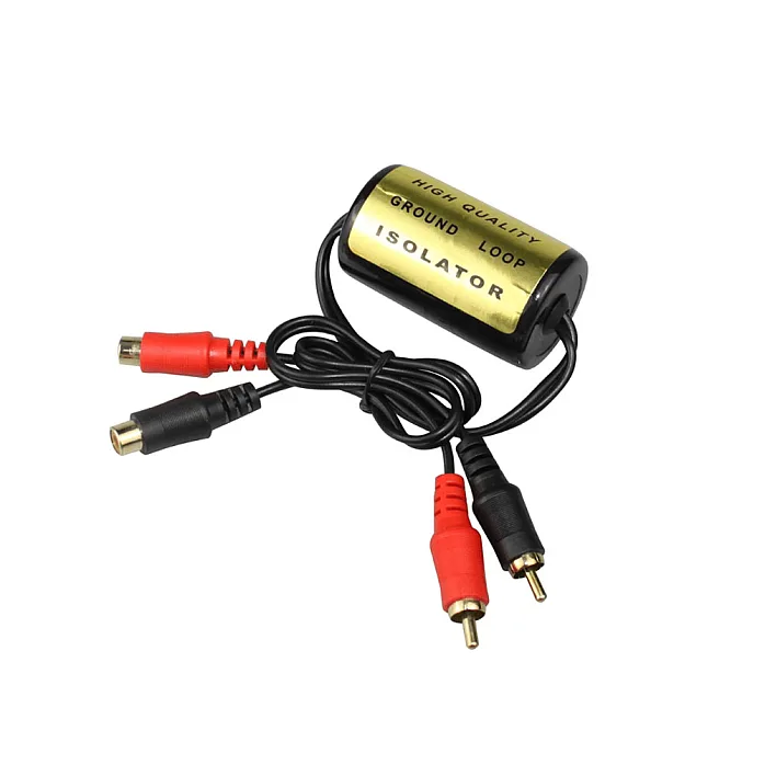 InCarTec 24-021 20 Amp RCA Stereo Ground Loop Isolator / Audio Signal / Amplifier Noise Filter