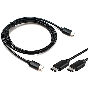 InCarTec 24-027 USB C to USB C Cable (1 Metre) BLACK