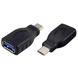 InCarTec 24-028 USB C (Male) to USB 3.0 A (Female) Adaptor