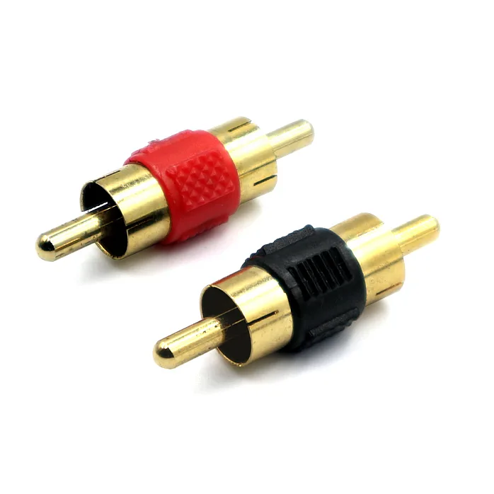 InCarTec 32-101 Male to Male RCA Phono Adapter (PAIR)