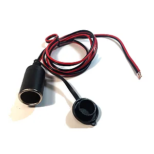 InCarTec 86-010 Hard Wire Cigarette Lighter Power Socket For 12V Chargers