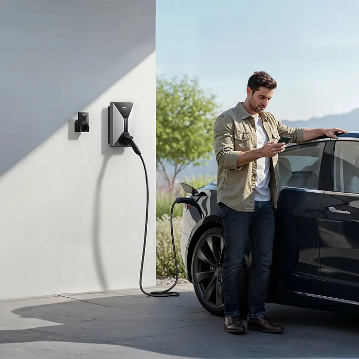 Anker SOLIX A5191VZ2 Smart EV Charger upto 7.4kW App Controlled Socket Version