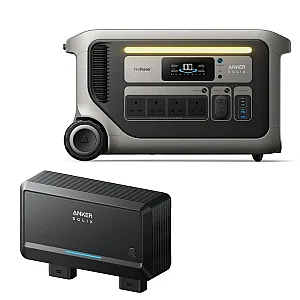 Anker Solix F3000 Portable Battery Power Station 3072Wh / 3600W With Alternator Charger