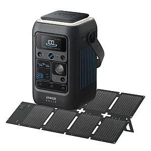Anker SOLIX C300X DC  Portable Power Station With PS60 60W Foldable Solar Panel