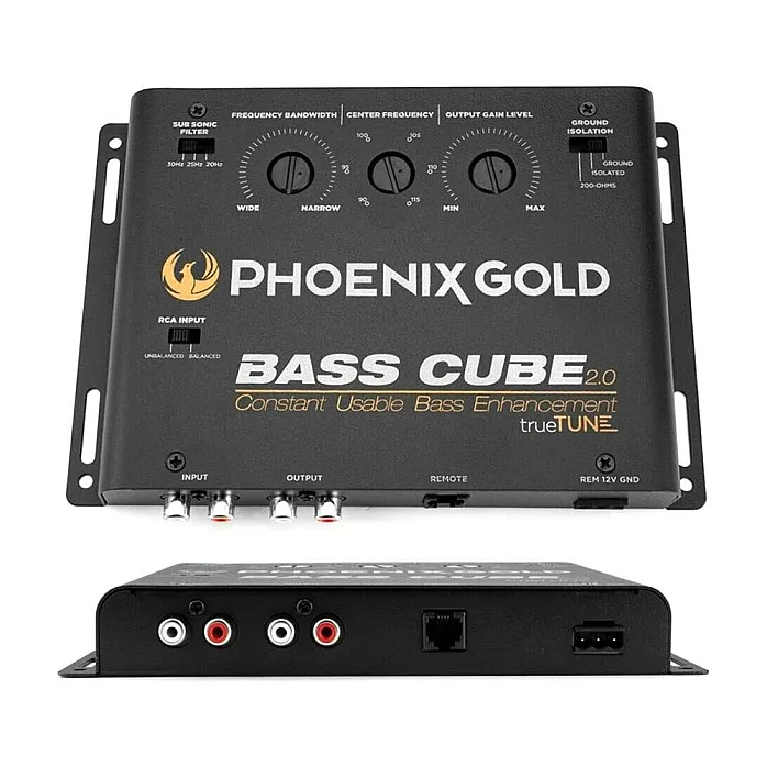 Phoenix Gold BASS CUBE 2-0 Digital Bass Restoration Parametric Bass Equalization Constant Usable Bass Enhancement Controller