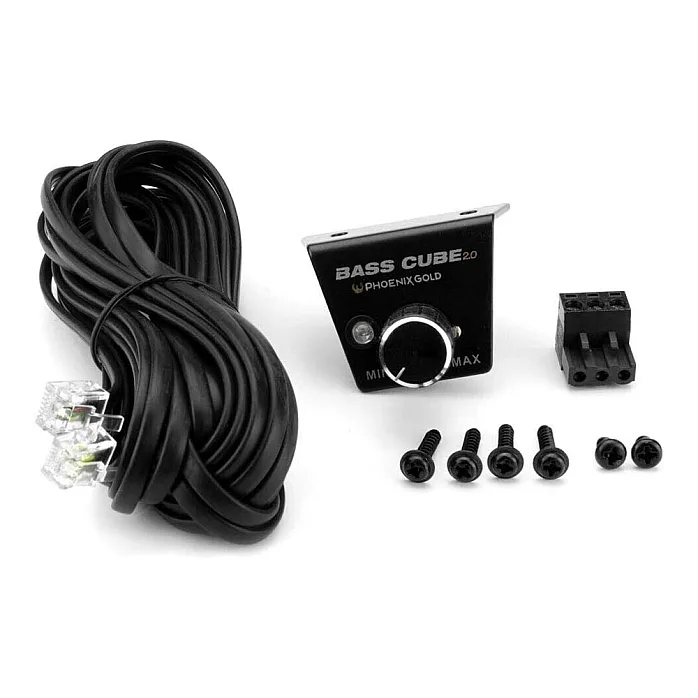 Phoenix Gold BASS CUBE 2-0 Digital Bass Restoration Parametric Bass Equalization Constant Usable Bass Enhancement Controller