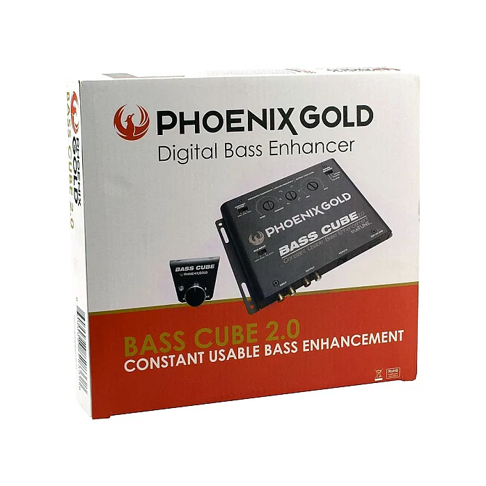 Phoenix Gold BASS CUBE 2-0 Digital Bass Restoration Parametric Bass Equalization Constant Usable Bass Enhancement Controller