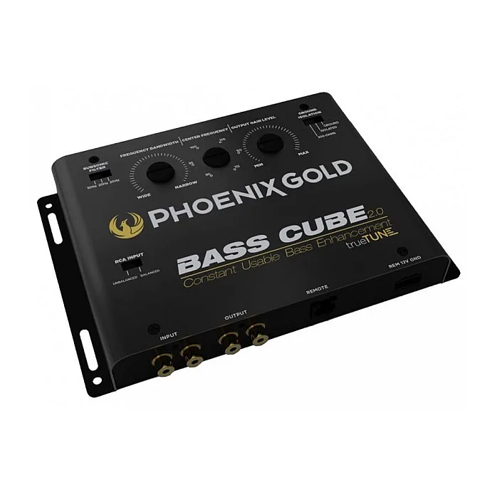 Phoenix Gold BASS CUBE 2-0 Digital Bass Restoration Parametric Bass Equalization Constant Usable Bass Enhancement Controller