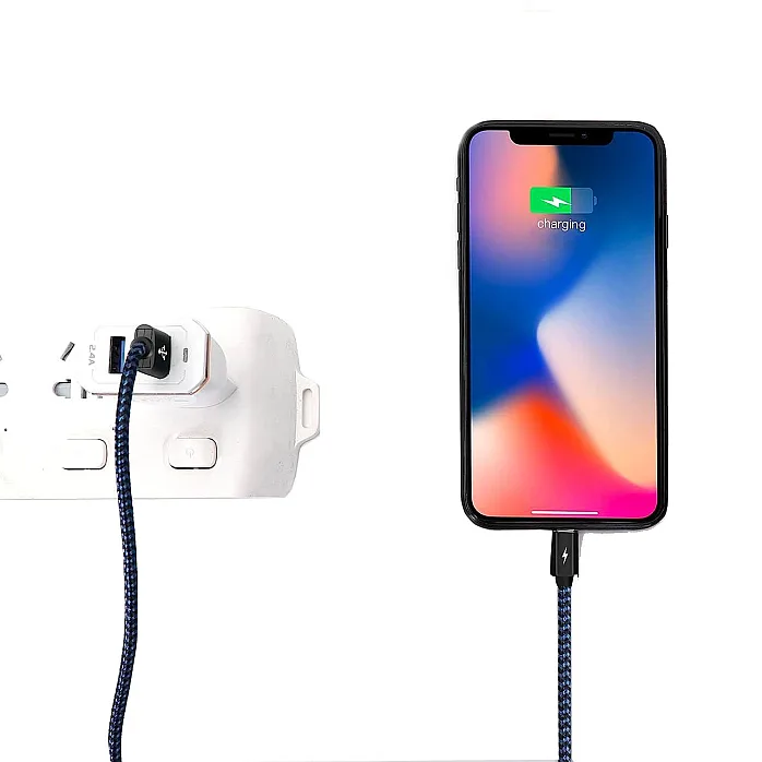 Pioneer CA-IU.52C iPhone Charger Cable USB to Lightning Cable Braided iPhone USB Fast Charging Cable 3FT