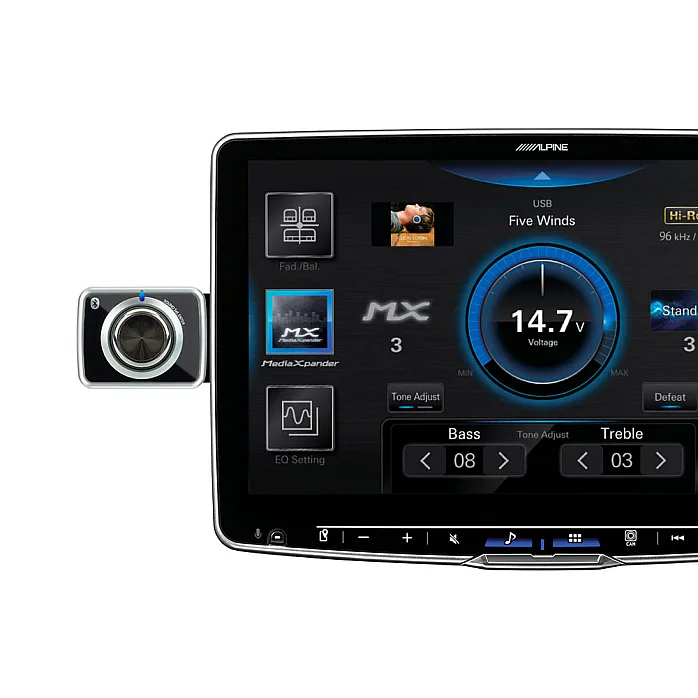 Alpine RUE-BK01 Wireless Volume Controller For iLX-F115D / iLX-F905D
