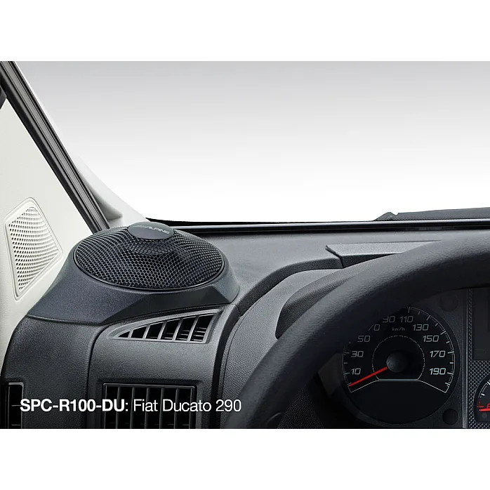 Alpine SPC-R100DU 12 cm Radial On-Dash Speakers for Fiat Ducato 3