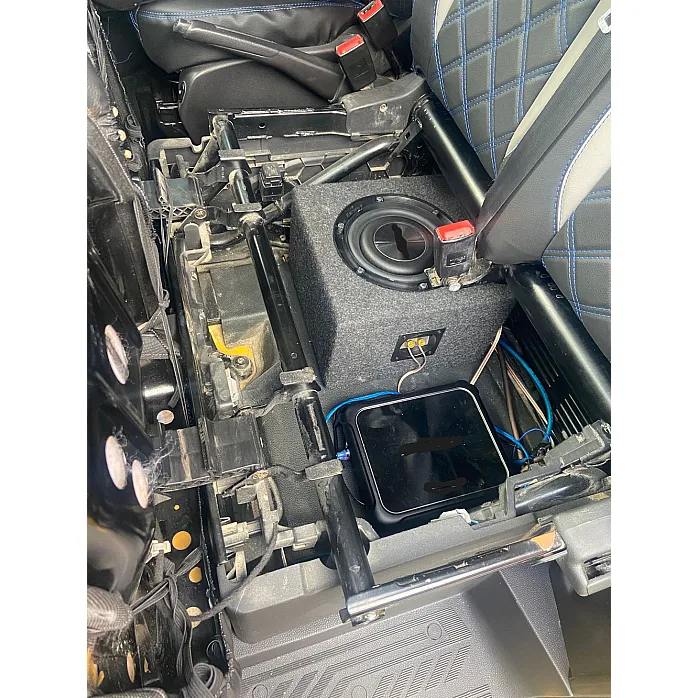Ford Transit Custom MK1 2013 - 2018 Alpine 8" Subwoofer Box Amplifier Wiring Kit 