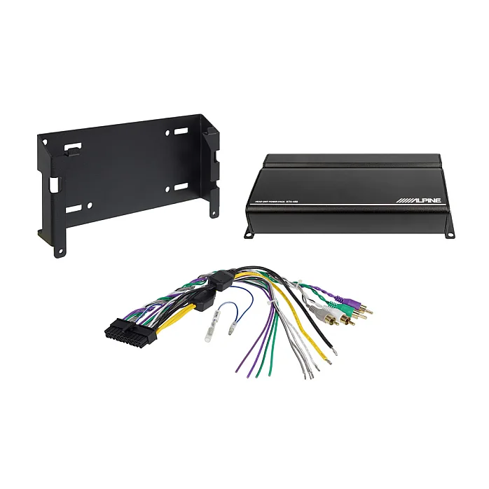 Alpine KTA-450 4-channel Car Amplifier Peak Power Ratings 4 x 100W @ 2 Ohms