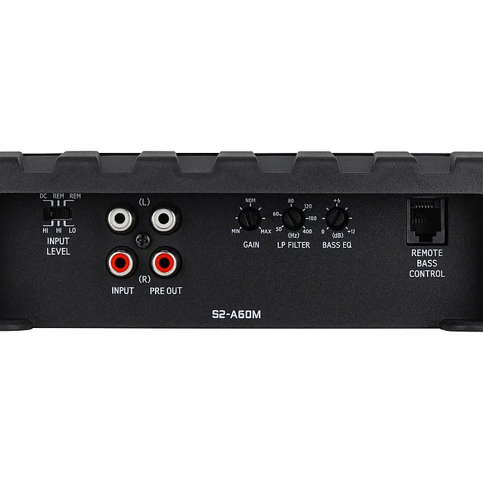 Alpine S2-A60M S Series Class D Mono Channel Car Subwoofer Bass Amplifier