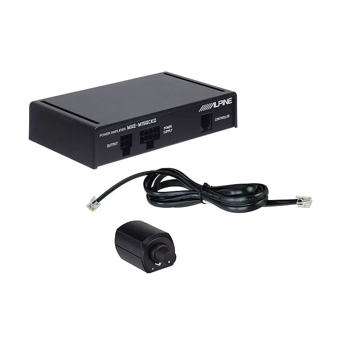  Alpine SWA-150KIT Amp 2 Channel Amplifier with Bass Remote for SWC-D84S