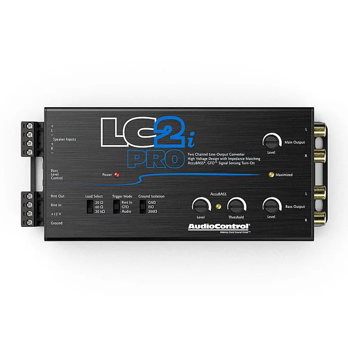 AudioControl LC2i PRO Line Out Converter With AccuBass OEM LOC 2 Channel