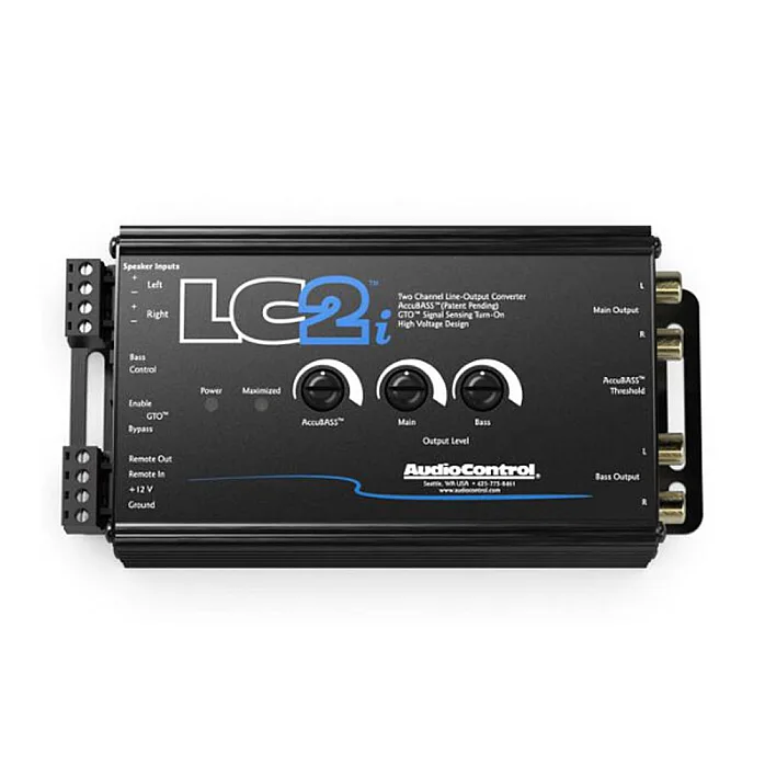 AudioControl LC2i 2 Channel RCA Line Out High to Low Converter with Accubass