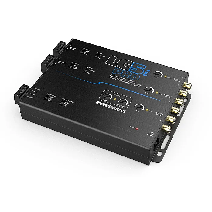 AudioControl LC5i PRO 5 Channel Line Out Converter With AccuBass ACR-1 Dash Remote Included