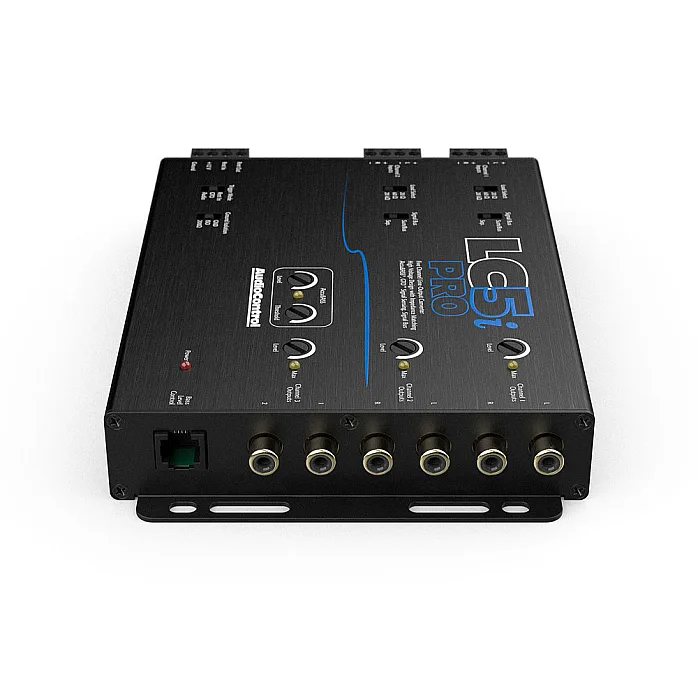 AudioControl LC5i PRO 5 Channel Line Out Converter With AccuBass ACR-1 Dash Remote Included