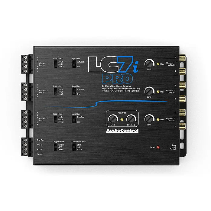 AudioControl LC7i PRO Line Out Converter With AccuBass OEM Loc 6 Channel