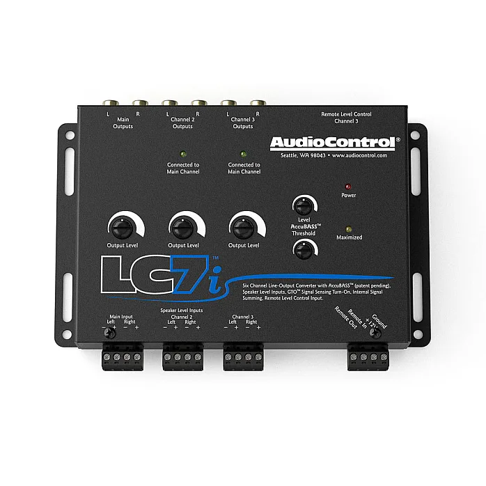 AudioControl LC7i 6 Channel Line Output Converter Audio Control With AccuBass OEM Interation