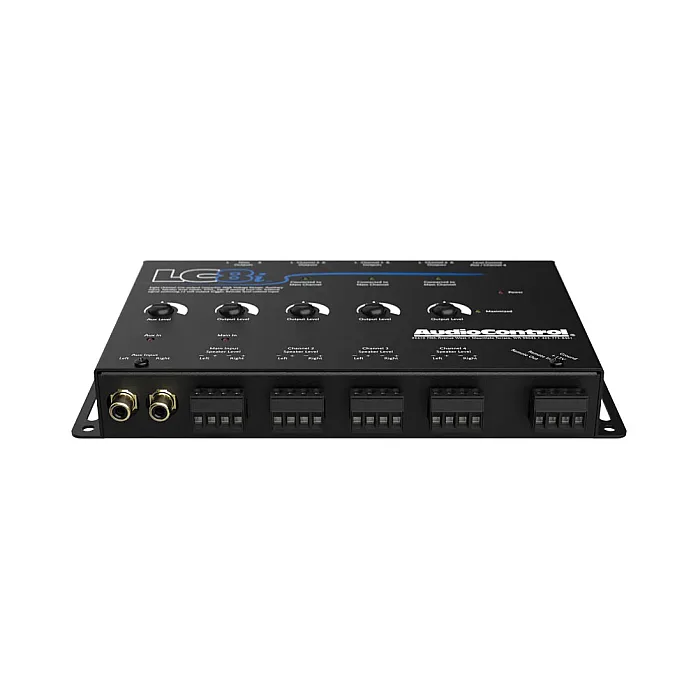 AudioControl LC8i Black 8 Channel Line Output Converter with Auxiliary Input