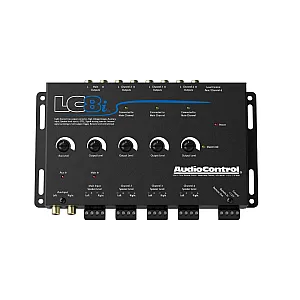 AudioControl LC8i Black 8 Channel Line Output Converter with Auxiliary Input