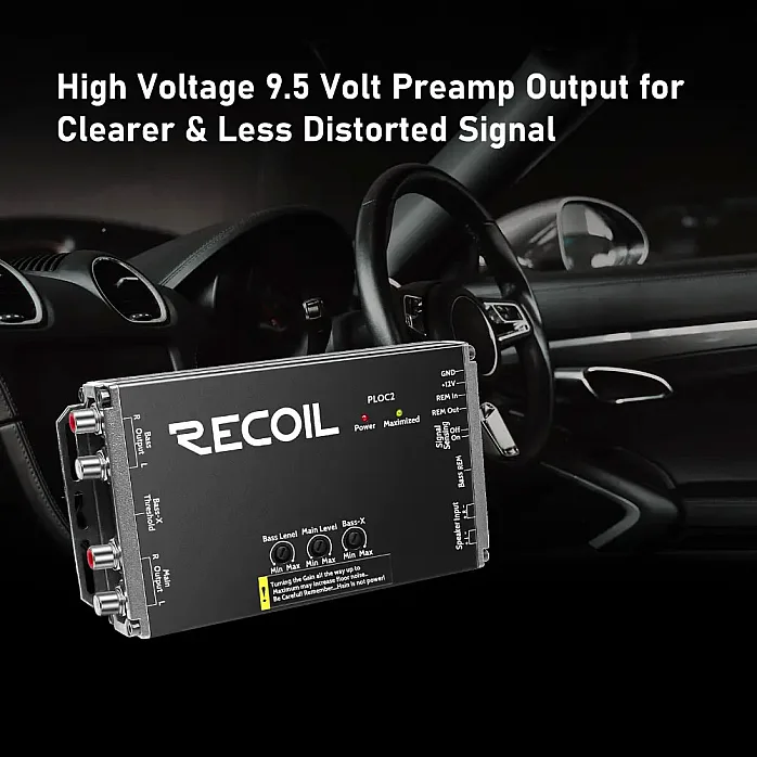 Recoil PLOC2 -  2 Channel Line Output Converters With Bass Boost