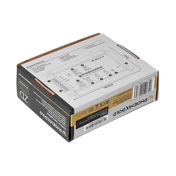 Phoenix Gold ZLOC2.2 Car Active High-Low 2 Channel RCA Converter 