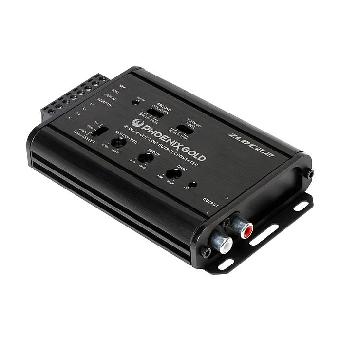 Phoenix Gold ZLOC2.2 Car Active High-Low 2 Channel RCA Converter 