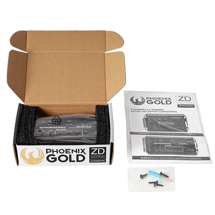 Phoenix Gold ZLOC4.4 Car Audio System 4 Channel Output Converter