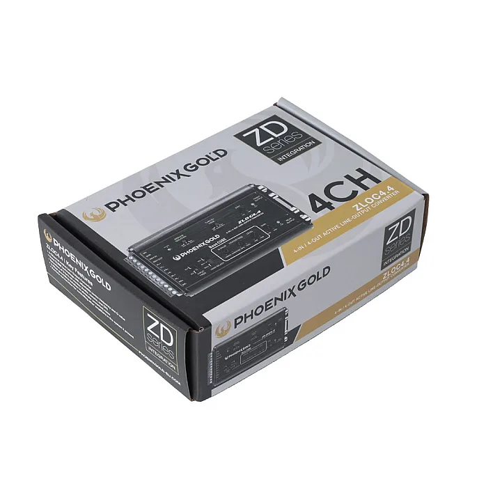 Phoenix Gold ZLOC4.4 Car Audio System 4 Channel Output Converter