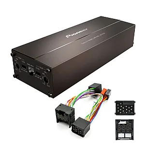 Rover 100 1994-1999 ISO Hands-Free T-harness Pioneer 4 Channel Class D Bridgeable Amplifier Upgrade Kit