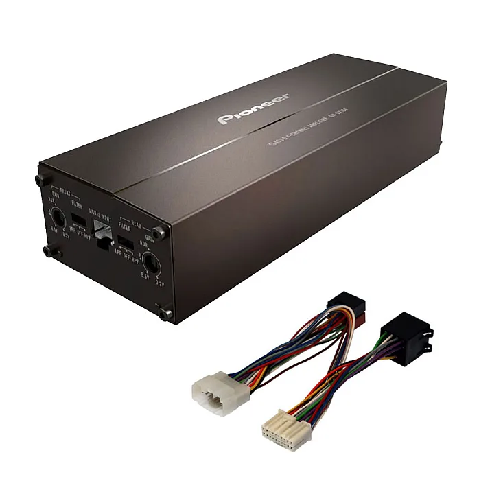 Suzuki ISO Mute SOT Cable Pioneer 4 Channel Class D Bridgeable Amplifier Upgrade Kit