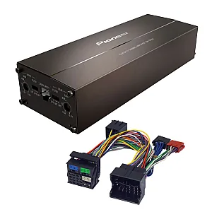 Volkswagen ISO T harness SOT Lead Pioneer 4 Channel Class D Bridgeable Amplifier Upgrade Kit
