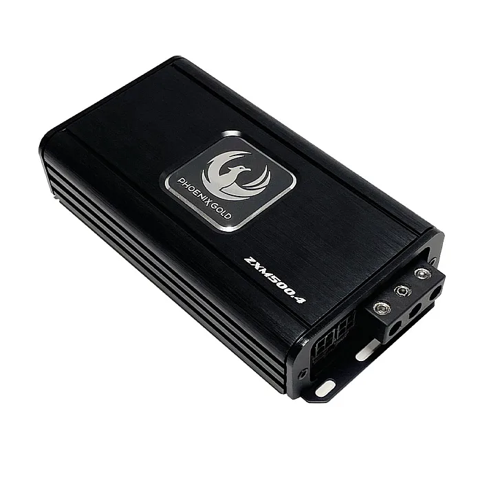 Phoenix Gold ZXMPGM1 Cadillac, Chevrolet and Opel/Vauxhall Power Up Kit with Class-D 4 Channel Mini Amplifier