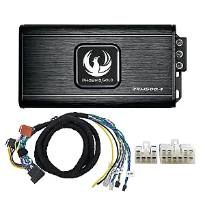 Phoenix Gold ZXMPT1 Toyota Power Up Kit with Class-D 4 Channel Mini Amplifier