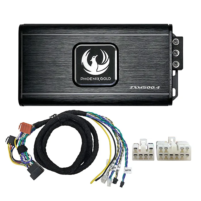 Phoenix Gold ZXMPT1 Toyota Power Up Kit with Class-D 4 Channel Mini Amplifier