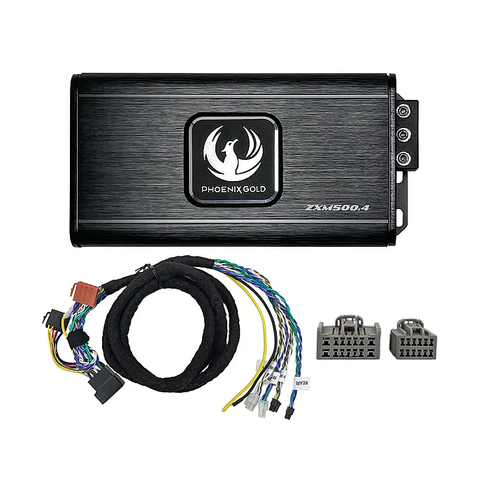 Phoenix Gold ZXMPV3 Volvo Power Up Kit with Class-D 4 Channel Mini Amplifier