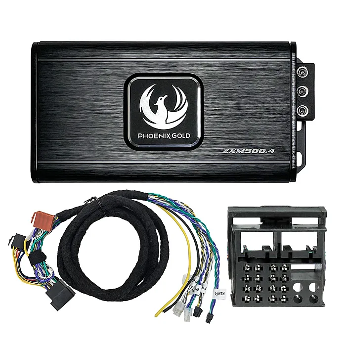 Phoenix Gold ZXMPVW2 Volkswagen Power Up Kit with Class-D 4 Channel Mini Amplifier