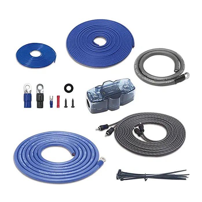Recoil RCK0 - 0 Gauge, Complete Car Audio Wiring Installation Kit Includes ANL Fuse Holder