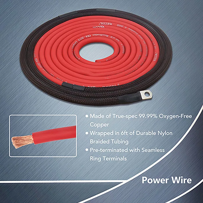 Recoil PCK0 Premium 0 AWG OFC Complete Wiring Kits