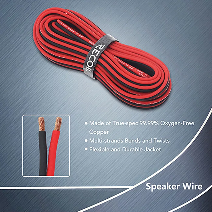 Recoil PCK8 Premium 8 AWG 17ft (5.5M) OFC Complete Wiring Kits